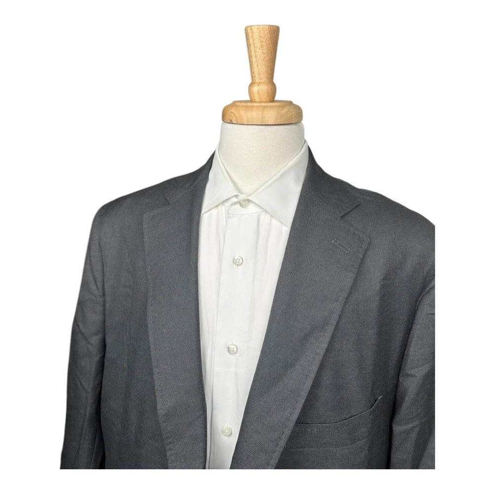 Suitsupply Light Gray Lazio Ariston Super 130s Wool Mens Sportcoat Size 52S